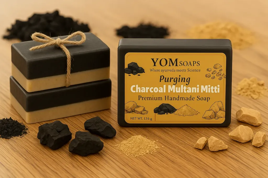 Charcoal Multani Mitti Two Layer Soap | 100g