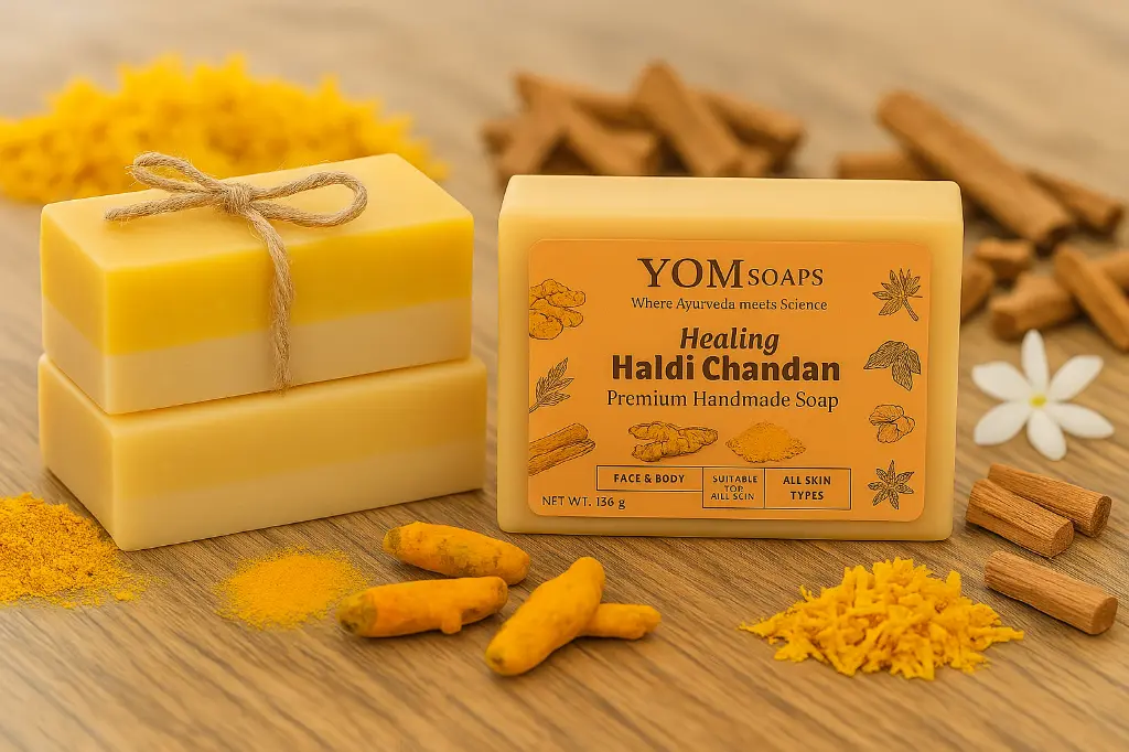 Haldi Chandan 2-Layer Soap | Skin Brightening & Ayurvedic Calm | 100g