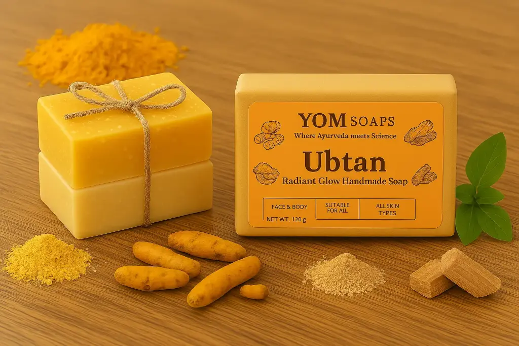 Ubtan Goat Milk Soap – Ayurvedic Glow & Tan Removal Bar | 100g